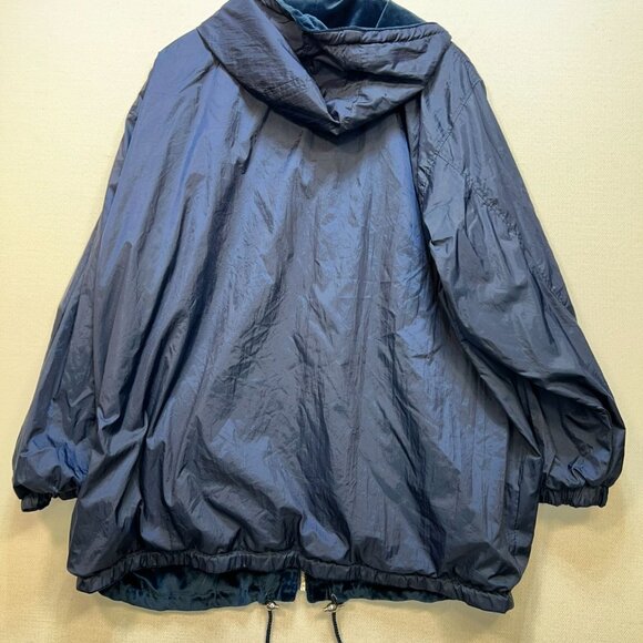 CS Signature Women's Full Zip Hooded Jacket Long Sleeve Size 3X Blue Stretch - Picture 12 of 12